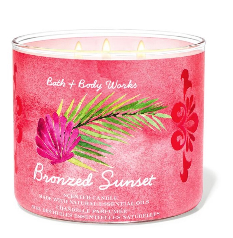 Bath & Body Works Bronzed Sunset 3-wick scented candle 